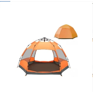 Barraca De Acampamento Automático Grande Para Camping 5-8 Lugares Ventilacao 270*270*150cm Portátil A Prova D'agua Dois
