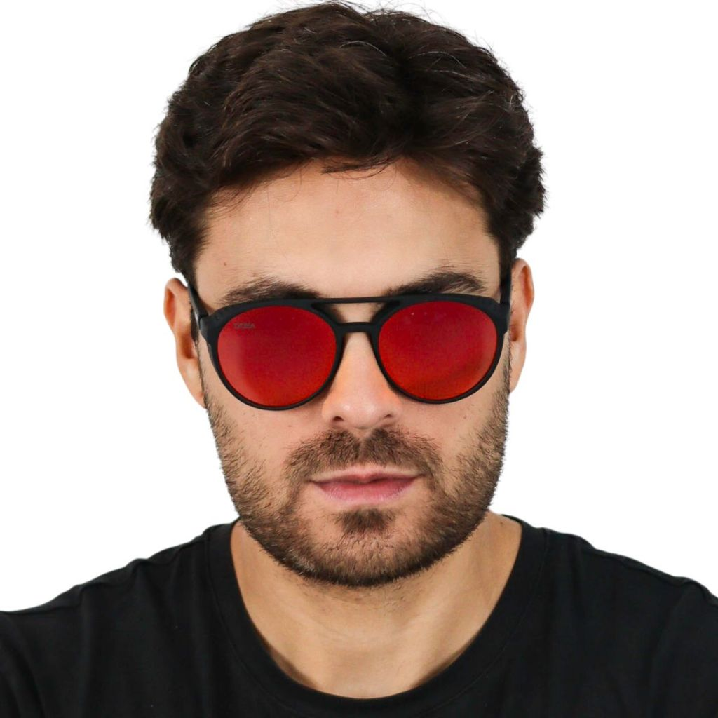 Óculos De Sol Redondo Original Masculino Moderno Boss Doha Glasses