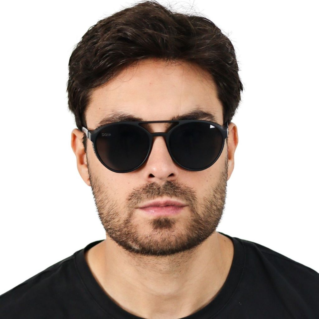 Óculos De Sol Redondo Original Masculino Moderno Boss Doha Glasses