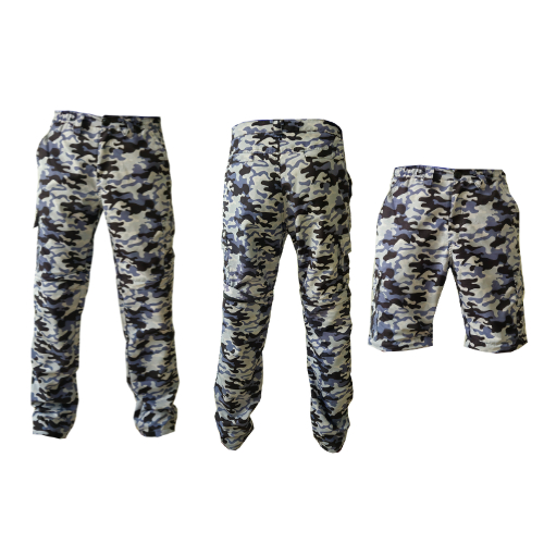 Calça De Pesca Trilha Vira Bermuda Nortrek 6 Bolsos Prot. Uv 50+