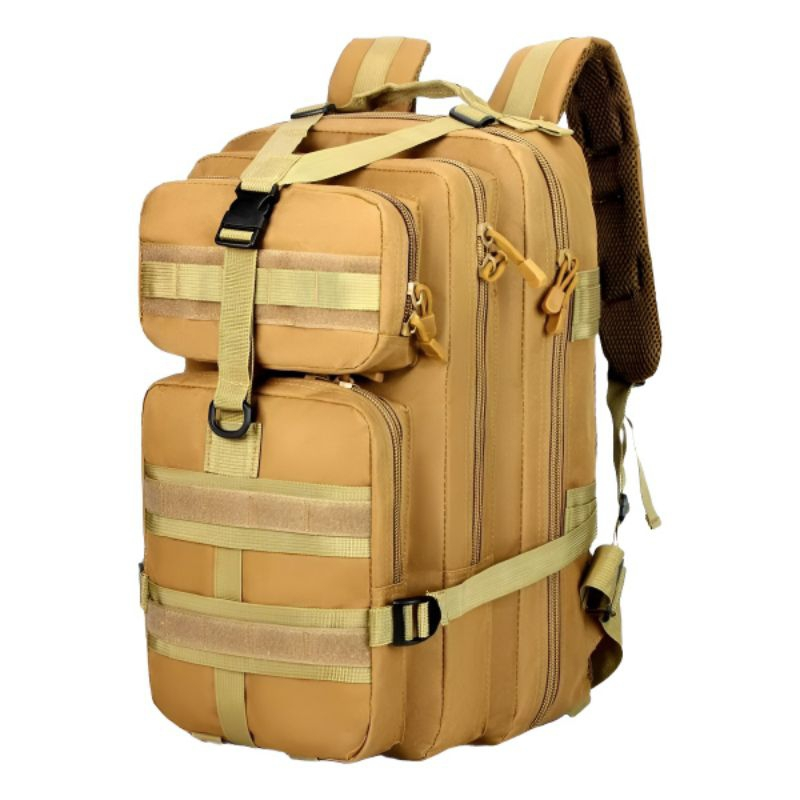 Mochila Militar Tática 40l Impermeável Grande Camping Litros Reforçada com Bandeira Masculina Feminina