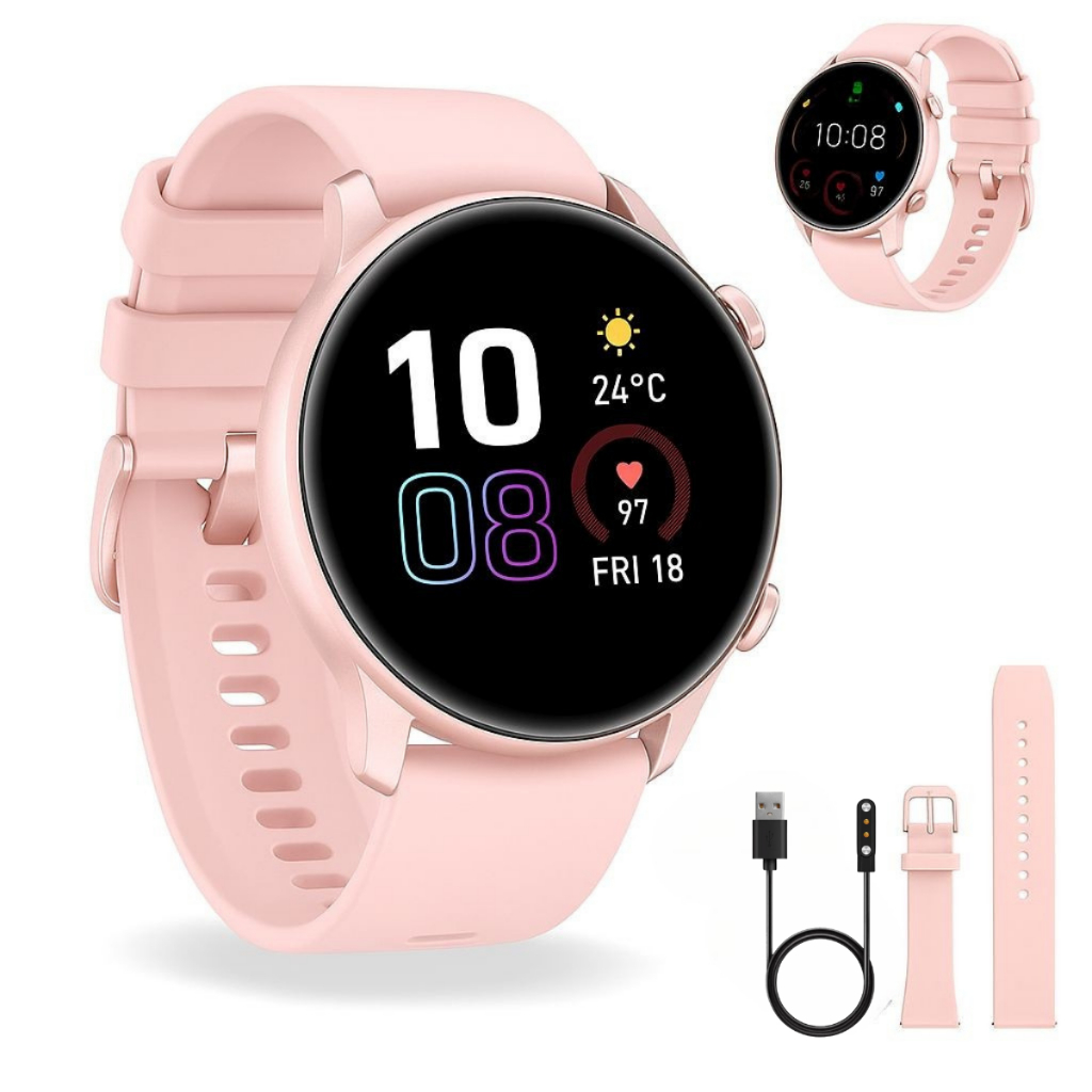 Relógio Smartwatch Inteligente Resistente a Água Com 2 Pulseiras