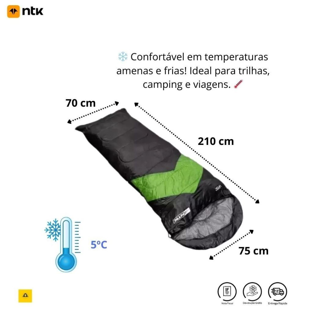 Kit Camping Barraca 2P Koala + Saco de Dormir Viper Verde + Isolante Térmico EVA