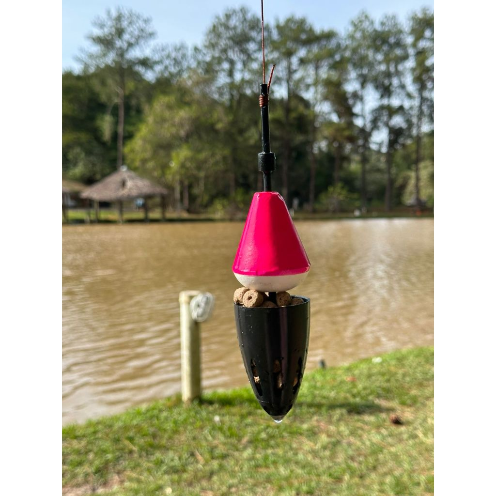 Kit 2 Boias Cevadeira 60g e 45g Pro Pesque - Para Pesqueiros