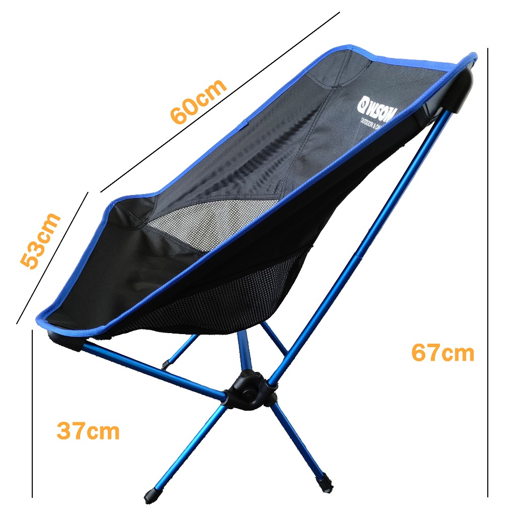 Cadeira Em Alumínio Portátil Dobrável Oxford 600D Ultraleve Praia Camping Pesca Com Bolsa Bask