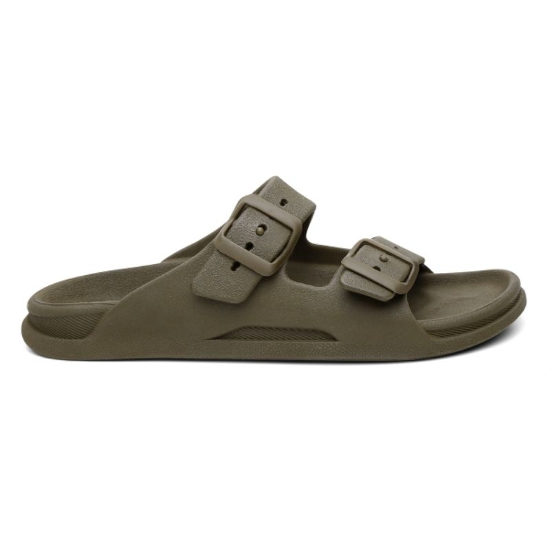 Sandalia Masculina Caçador Duas Tiras Fivela Ajustável Muito Leve