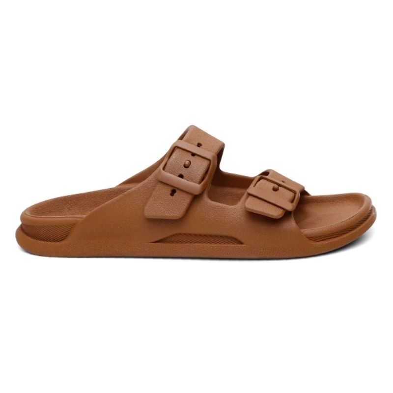 Sandalia Masculina Caçador Duas Tiras Fivela Ajustável Muito Leve