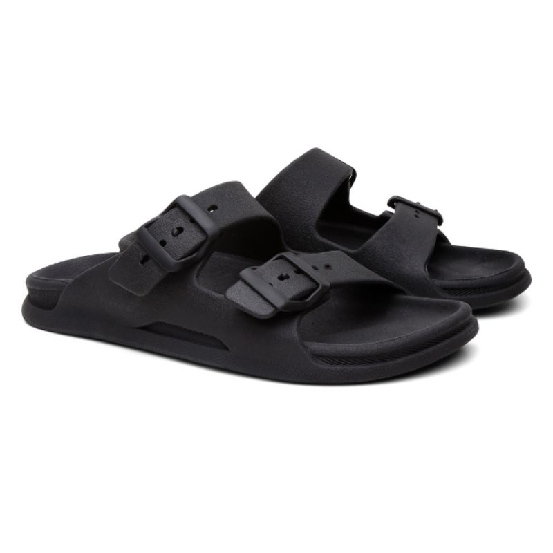 Sandalia Masculina Caçador Duas Tiras Fivela Ajustável Muito Leve