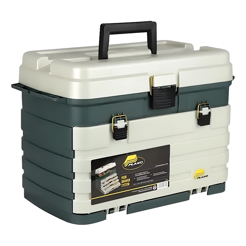 Caixa de Pesca Plano Estojo Plano 758-005 Com 4 Gavetas Importado EUA