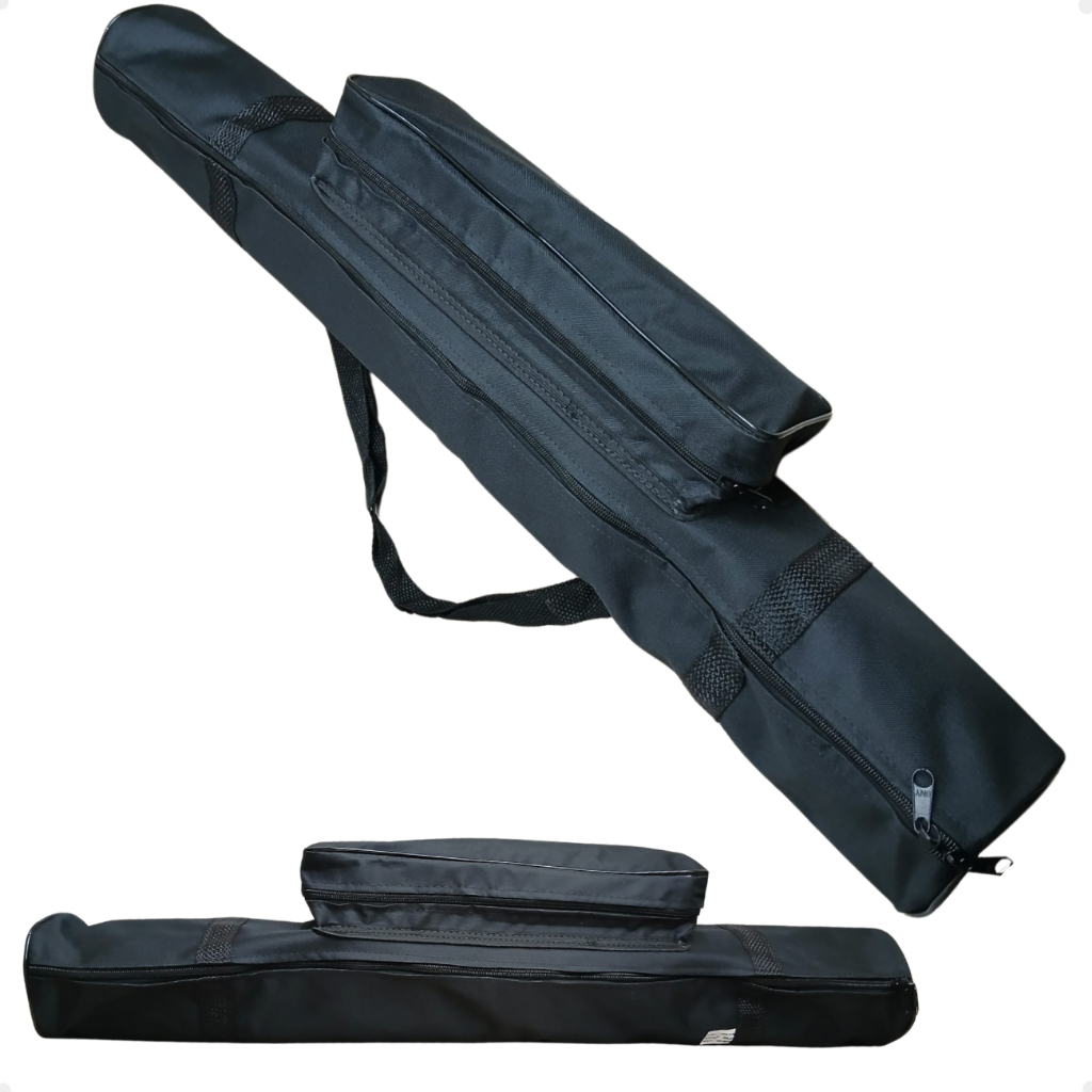 Kit Pesca Completo Profissional Bolsa Vara Molinete Anzol Isca Estojo