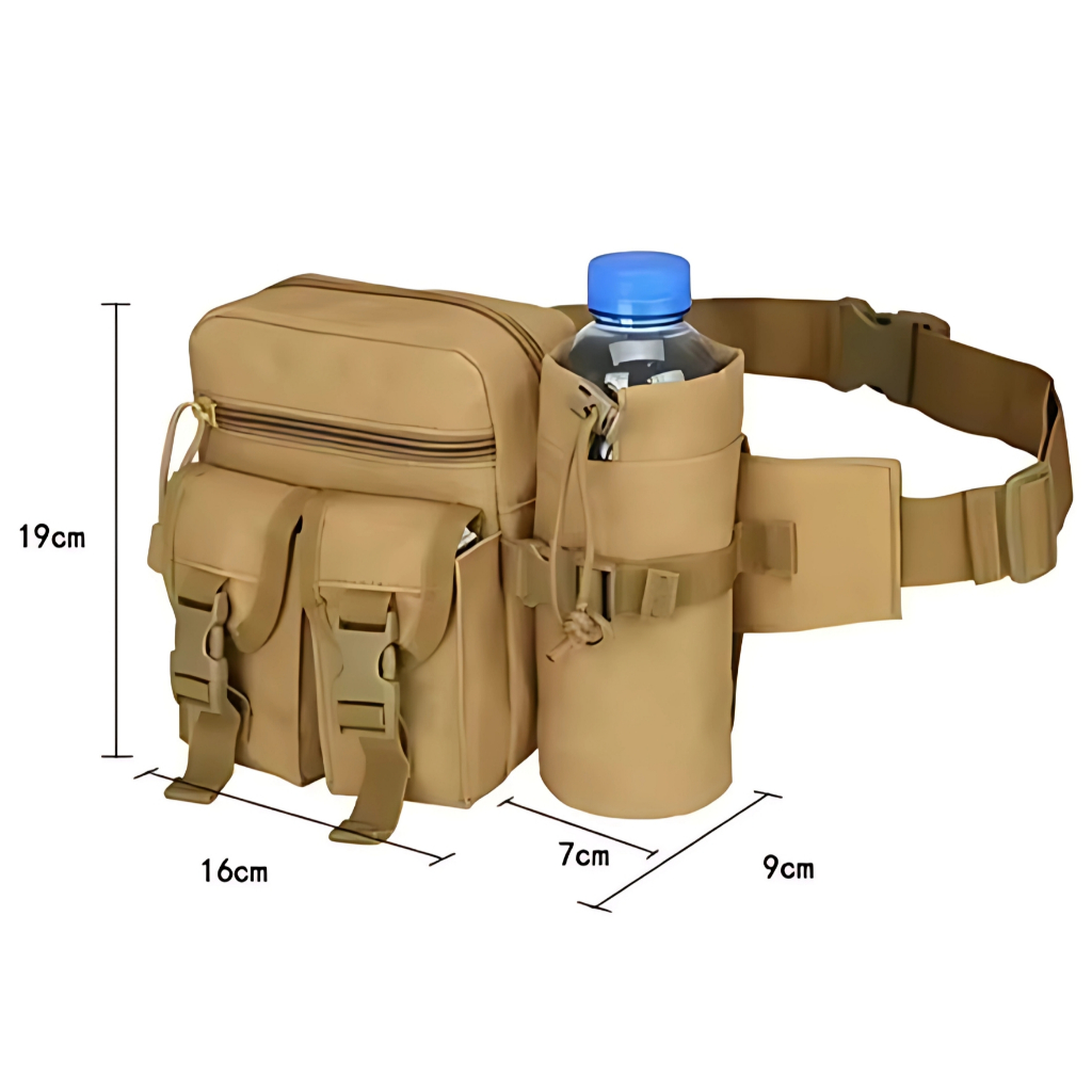 Bolsa Pochete Militar Tática Resistente Casual À Prova De Água