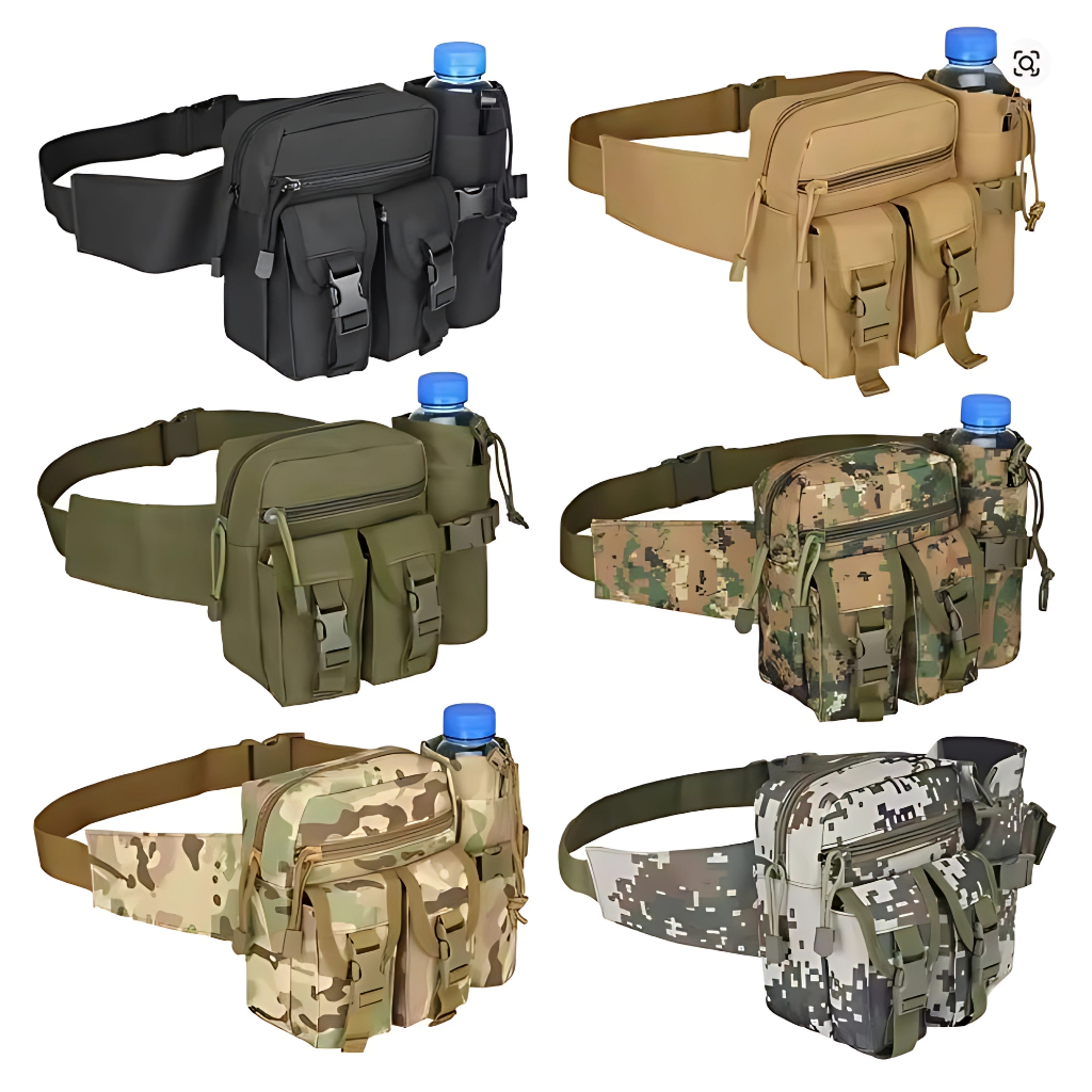 Bolsa Pochete Militar Tática Resistente Casual À Prova De Água