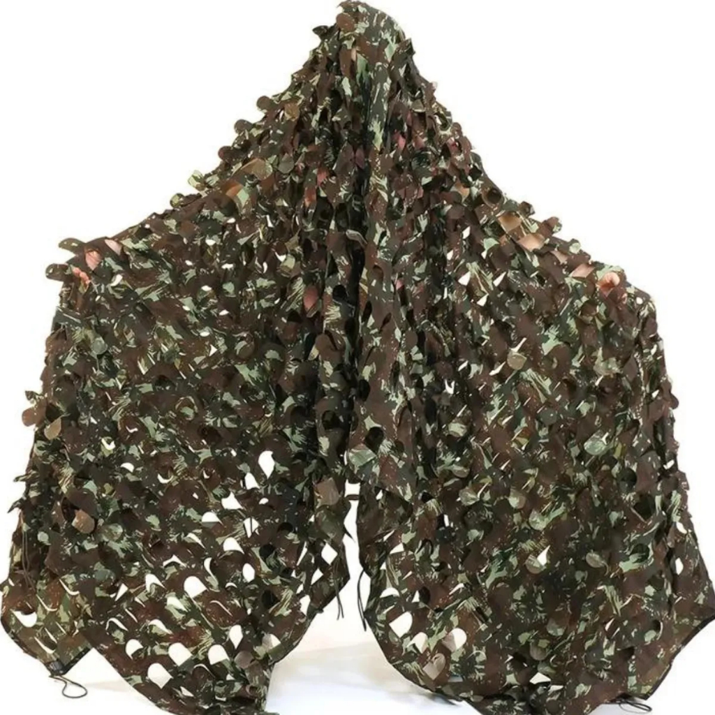 Capa de Camuflagem Grande 3,20 x 2,00 Rede Exercito Brasileiro Caça Paintball Airsoft