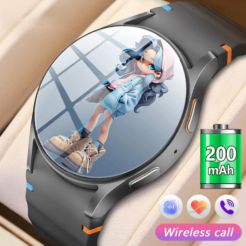 Novo F8 SmartWatch: Chamada Bluetooth, À Prova de Água, Compatível Android e iOS, Design Redondo