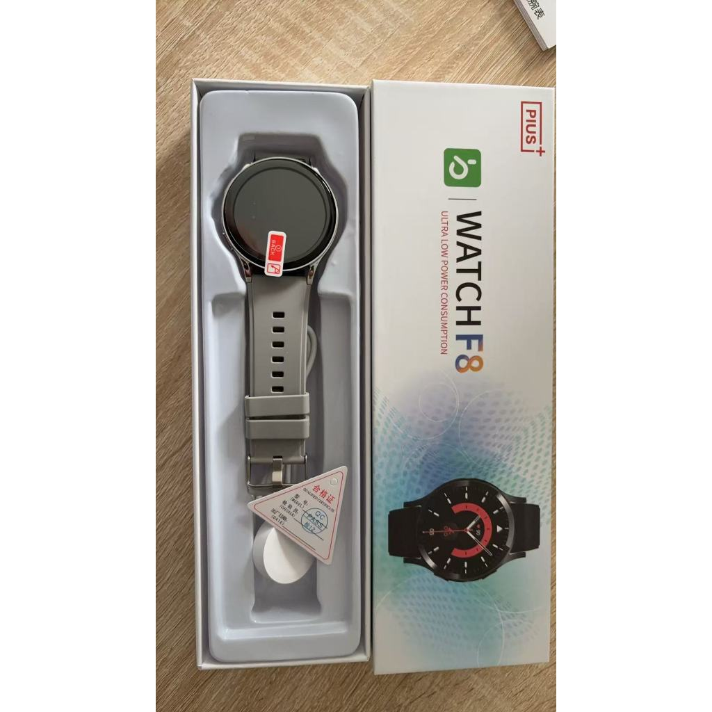 Novo F8 SmartWatch: Chamada Bluetooth, À Prova de Água, Compatível Android e iOS, Design Redondo