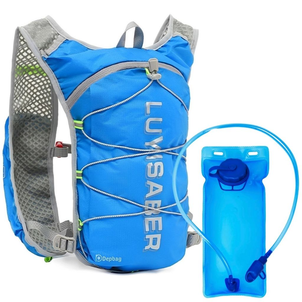 Mochila Colete Hidratação Squeeze Ciclismo Impermeável Resistente Corrida Maratona Trilha Splash