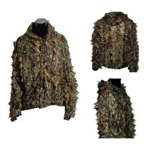 Roupa Camuflada Ghillie Sniper 3d Tamanho GG / XGG (calça+jaqueta)