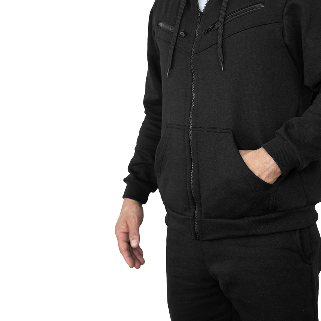 Casaco Blusa De Frio Com Capuz e Zíper Moletom Unissex