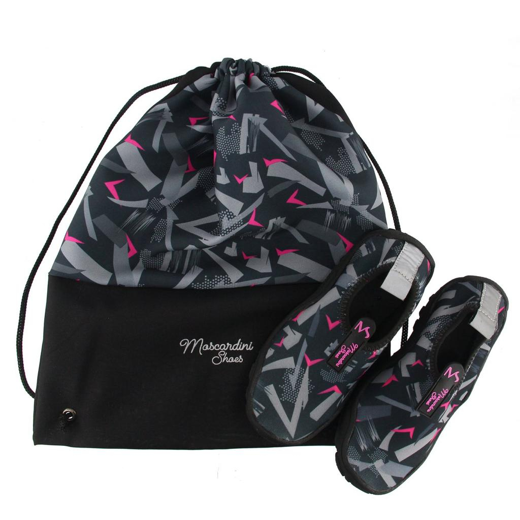 Kit Sapatilha + Mochila Náutica Híbrida Neoprene Aquática Praia Pesca Rios Super confortavel