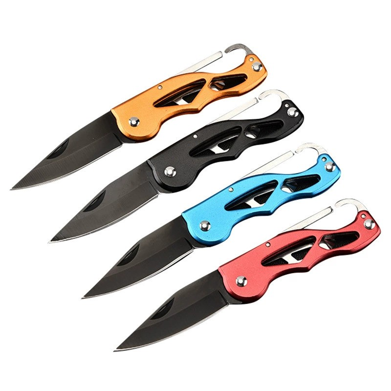 Canivete Automático Saque Rápido Aço Inox Esportivo Caça Pesca Com Clip
