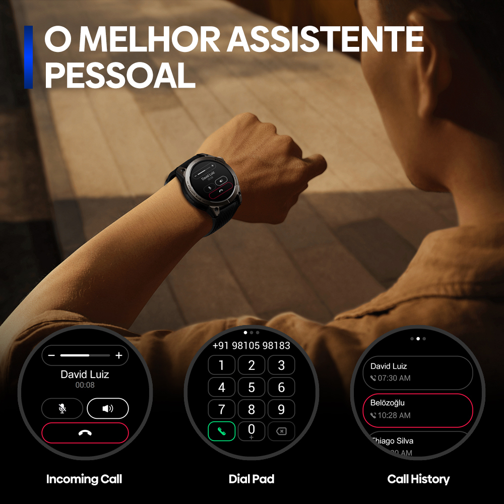 Zeblaze Stratos 3 PRO Smartwatch AMOLED 1.43" esportes Relógio Inteligente GPS 18 dia de espera IP68