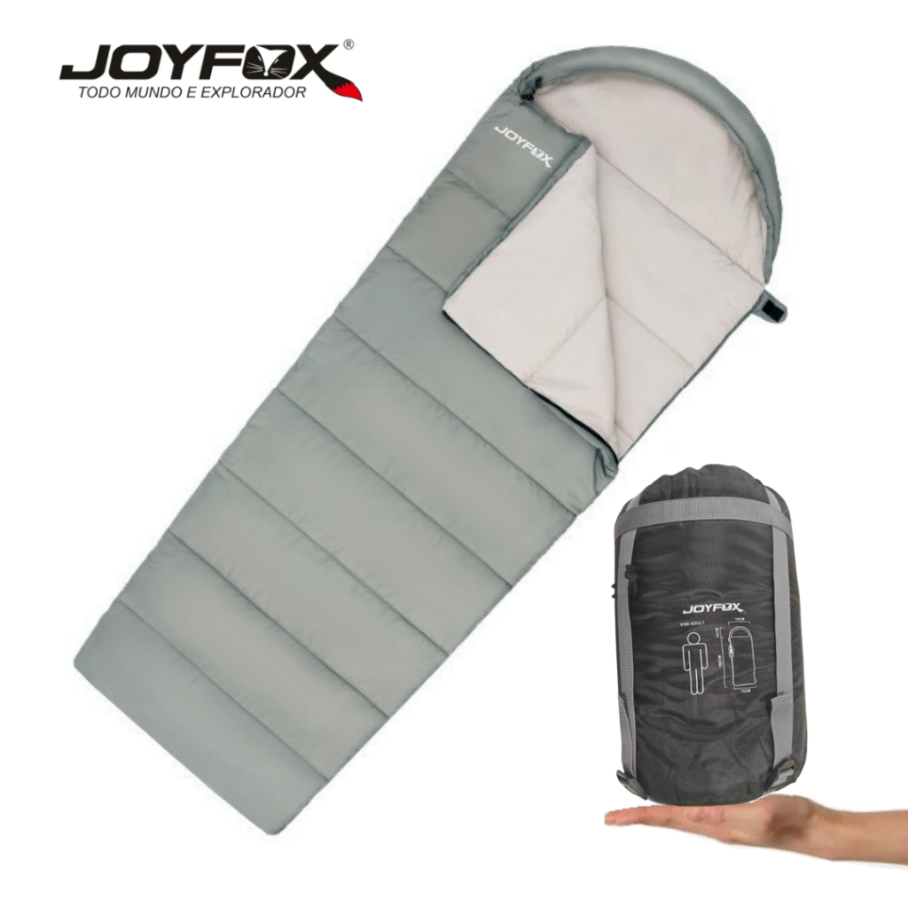 Saco De Dormir Térmico Casal Ou Solteiro Patchworkable Lavável À Máquina Set 2 Ultralight Joyfox -1,5ºc À -3,5ºc Camping