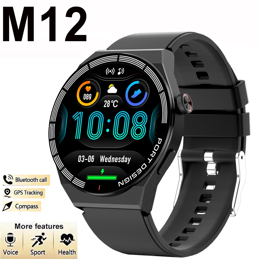 2025 relógio inteligente M18 tela sensível ao toque esportes chamada smartwatch masculino para android