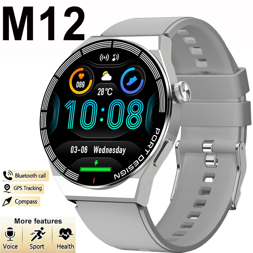 2025 relógio inteligente M18 tela sensível ao toque esportes chamada smartwatch masculino para android
