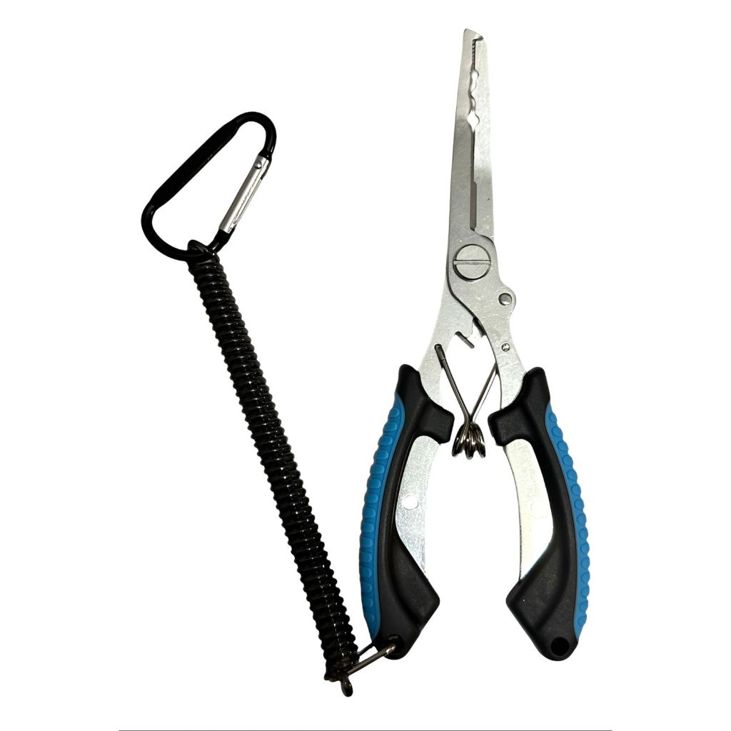 Alicate Multifuncional Para Pescaria Com Estojo de Proteção e Corda de Segurança