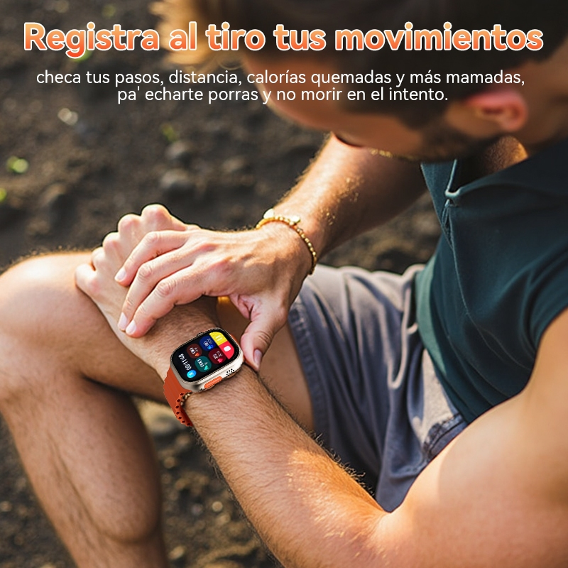 Smartwatch 10 Ultra Calculadora Cardíaca Monitoramento Da Frequência Relógio Inteligente