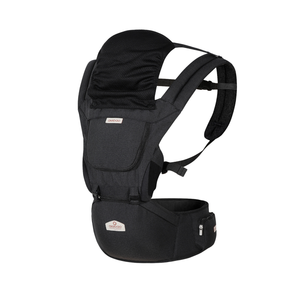 Bolsa Canguru Ergonômico Exclusive Protetor de Sol com Assento Bolsos Ajustável Aiebao