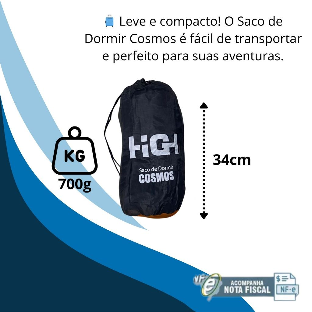 Isolante Térmico + Saco De Dormir 15oc Camping Viagem Trilha