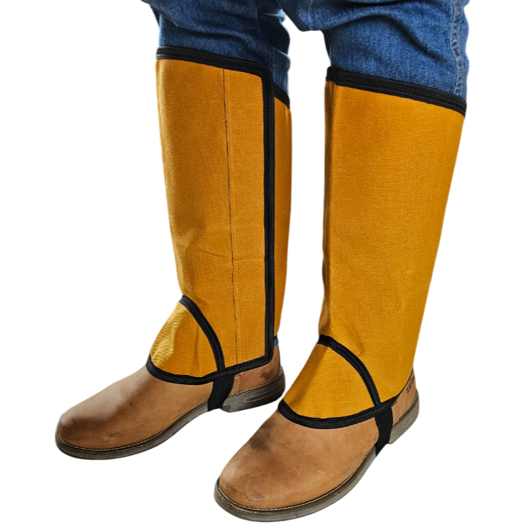 Par de Perneira De Lona Resistente Pernera Camuflada Proteção Trabalho Roça Montaria Impermeável