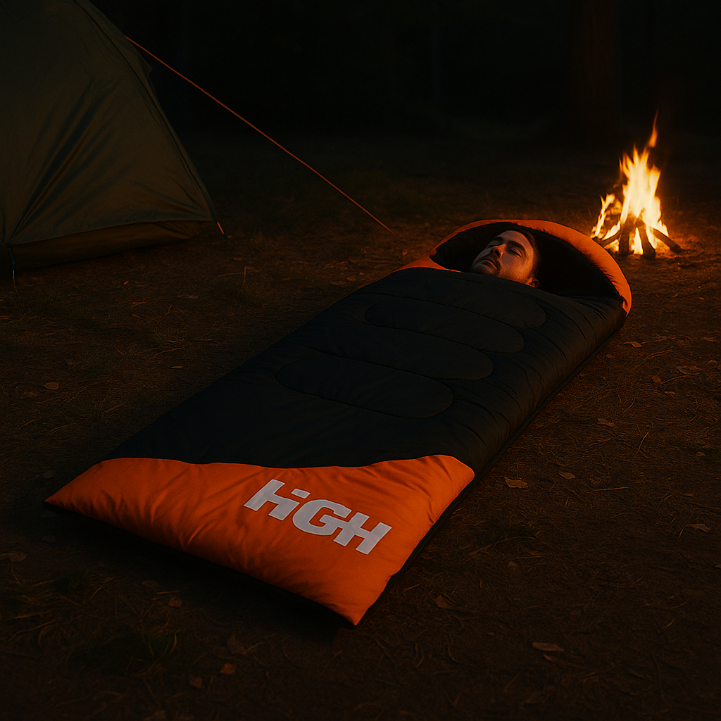 Saco De Dormir Com Capuz 2 em 1 Praia Acampamento Camping