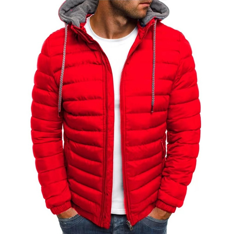 2024 Mais Tamanho Casaco De Puffer De Poliamida De Nylon Para Homens Inverno Forrado De Bolso Interno