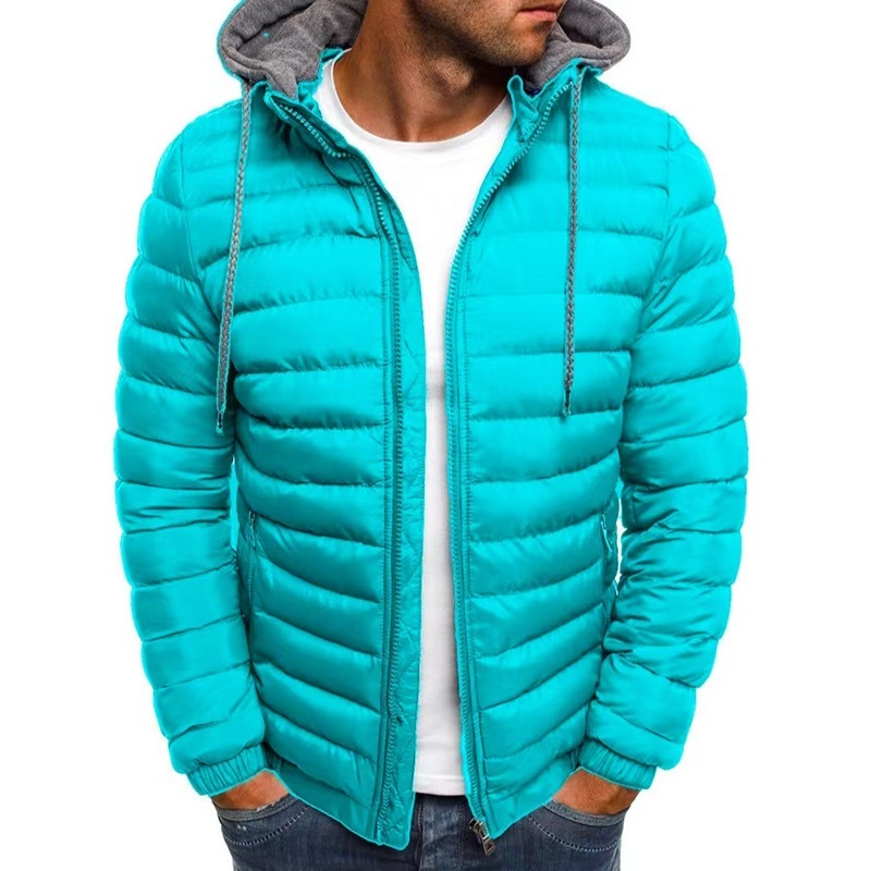 2024 Mais Tamanho Casaco De Puffer De Poliamida De Nylon Para Homens Inverno Forrado De Bolso Interno