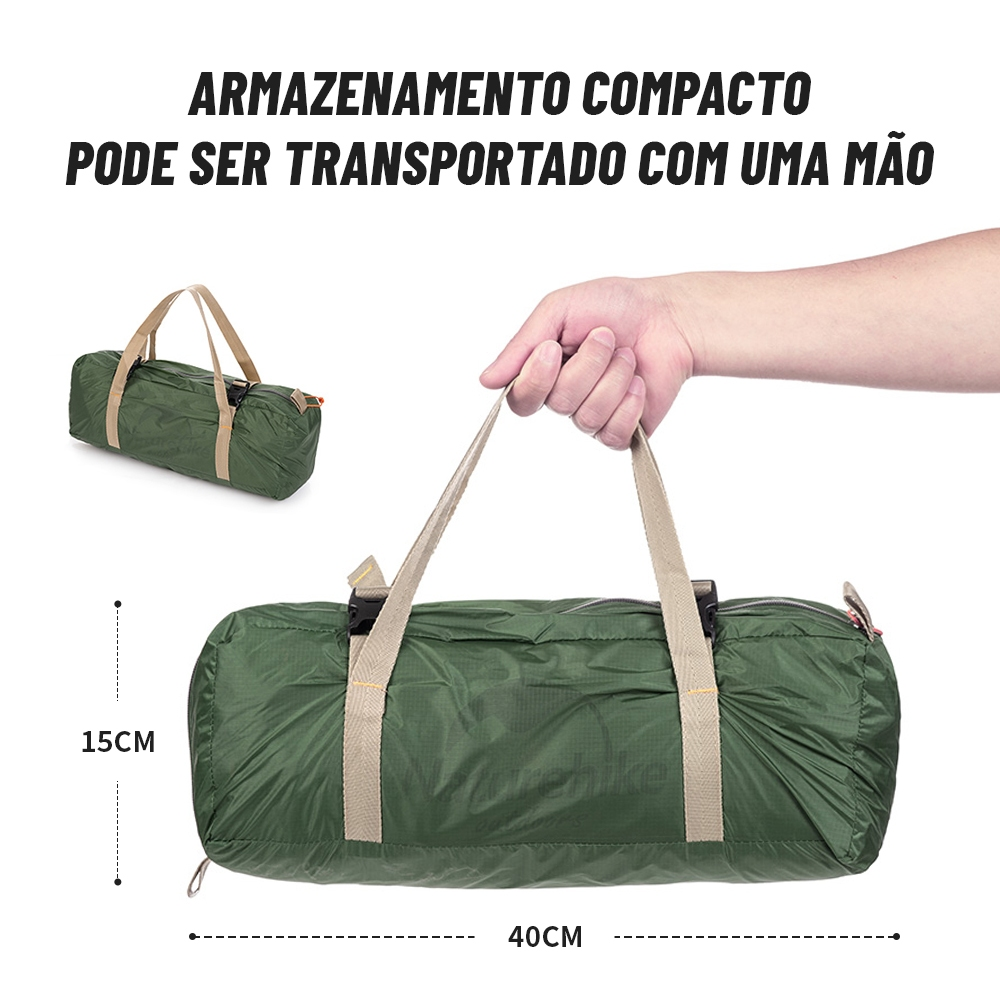 Naturehike Tenda Ultraleve Ao Ar Livre 3 Temporada À Prova Dwaterproof Água 20D Náilon Caminhadas 1 Pessoa Mochila Acamp