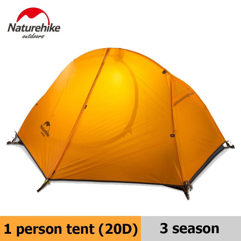 Naturehike Tenda Ultraleve Ao Ar Livre 3 Temporada À Prova Dwaterproof Água 20D Náilon Caminhadas 1 Pessoa Mochila Acamp