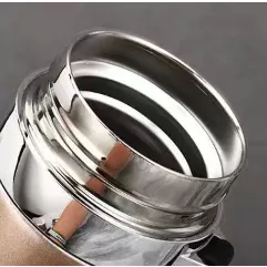 Garrafa térmica a vácuo 800/1000ml três capacidade três cores de aço inoxidável dupla