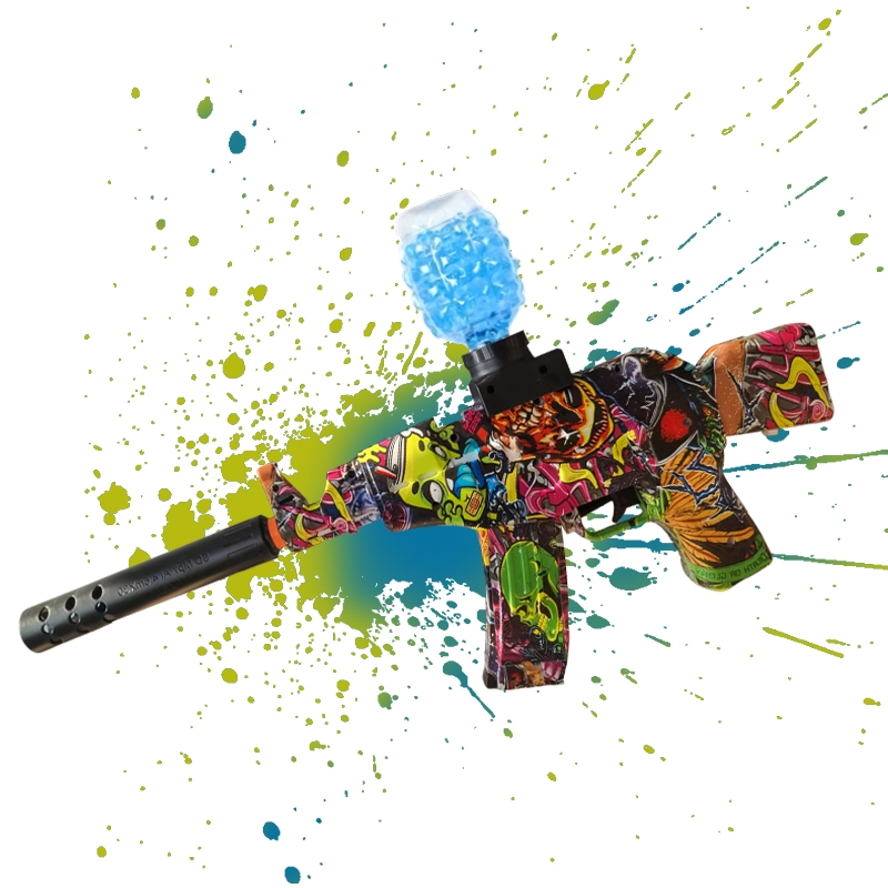 Arma Elétrica Lança Bolinhas De Gel Com Bolinhas Arminha de Gel