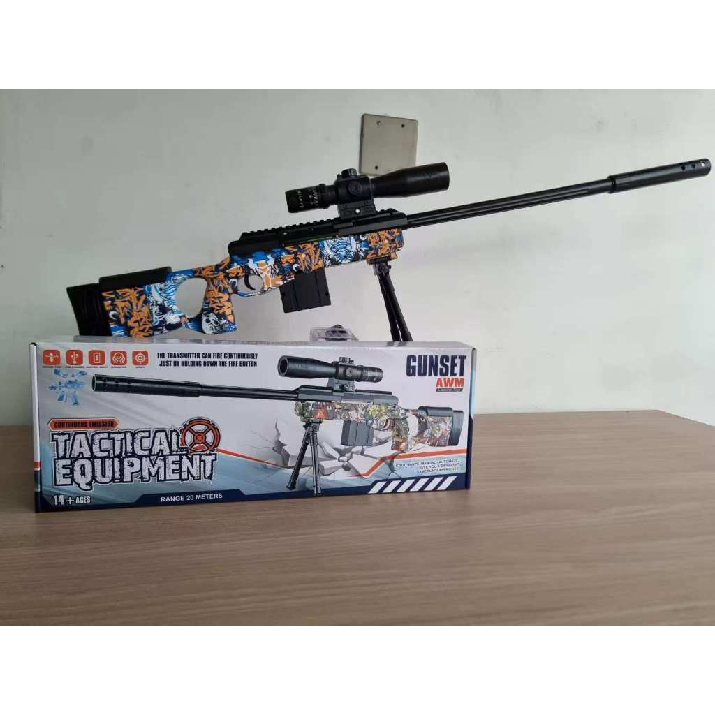 Arma Elétrica Lança Bolinhas De Gel Com Bolinhas Arminha de Gel