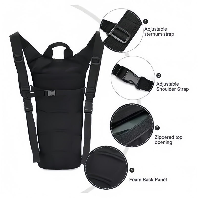 Bolsa Saco Estanque 3l Impermeável Camping Acampamento Água Mochila de hidratação para ciclismo