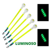 10 Ponteira Dedo Duro Luminoso Brilha No Escuro Pesca Tilápia Barato