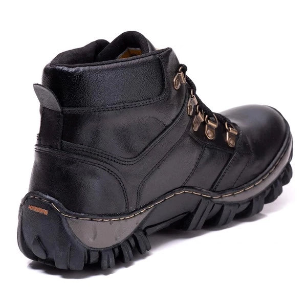 Bota Caterpillar Masculina Em Couro Com Palmilha Em Gel Macia Adventure