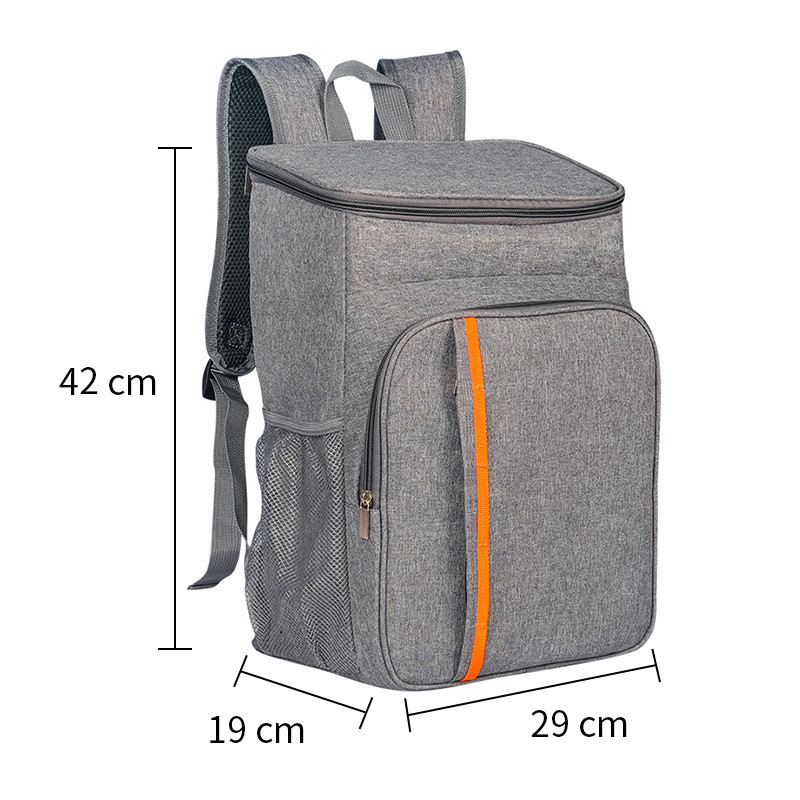 Mochila térmica bolsa térmica acampamento ao ar livre mochila piquenique oxford tecido impermeável bolsa de gelo isolada