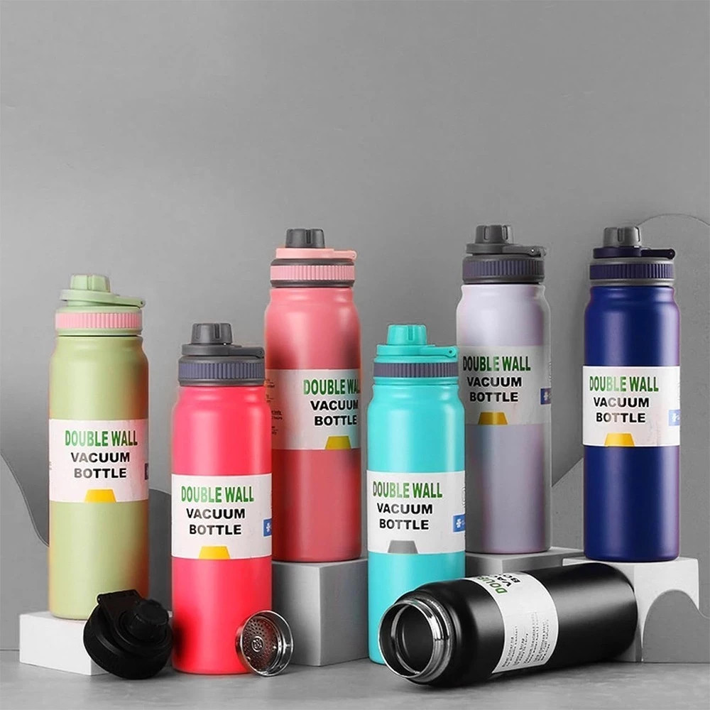 Garrafa Térmica aco inox 304 com 800ml garrafa espacial Quente & Frio Com Isolamento Térmico De Grande Capacidade