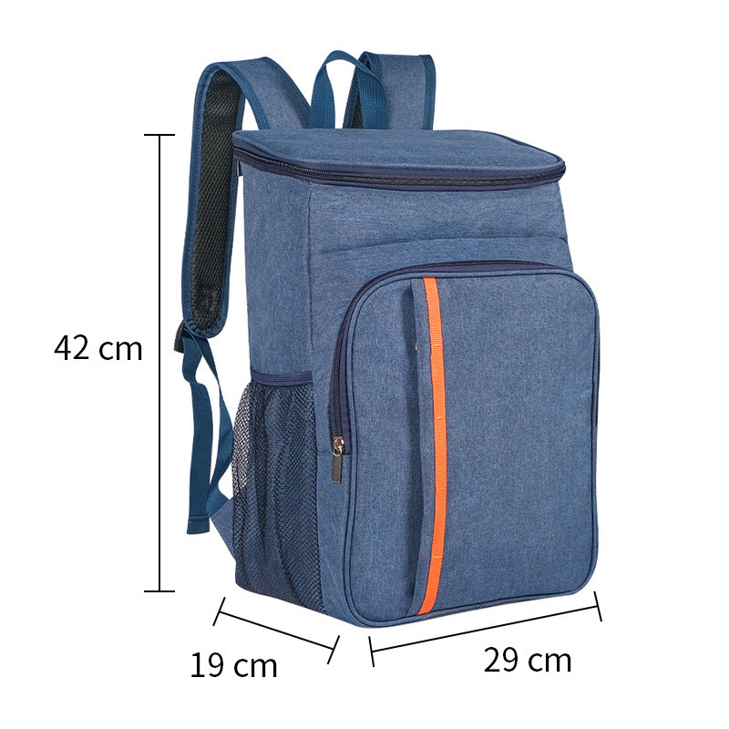 Mochila térmica bolsa térmica acampamento ao ar livre mochila piquenique oxford tecido impermeável bolsa de gelo isolada