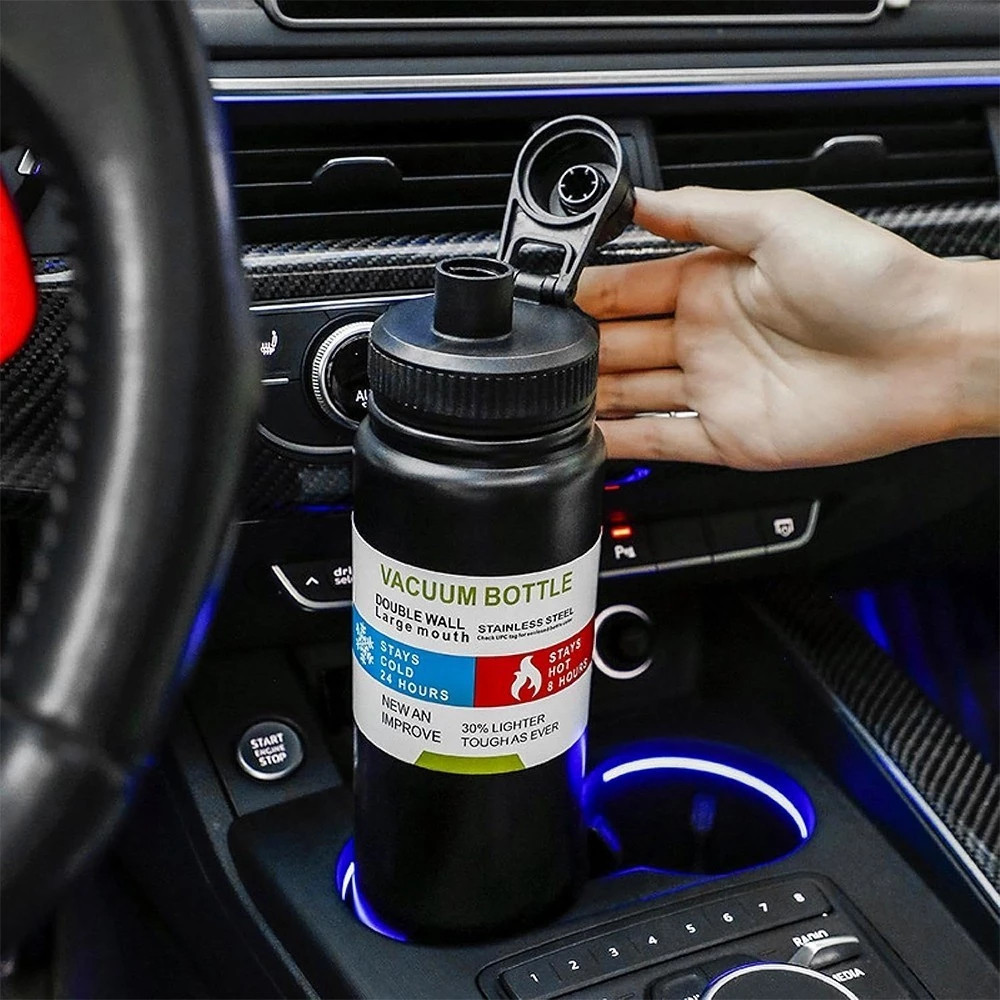 Garrafa Térmica aco inox 304 com 800ml garrafa espacial Quente & Frio Com Isolamento Térmico De Grande Capacidade