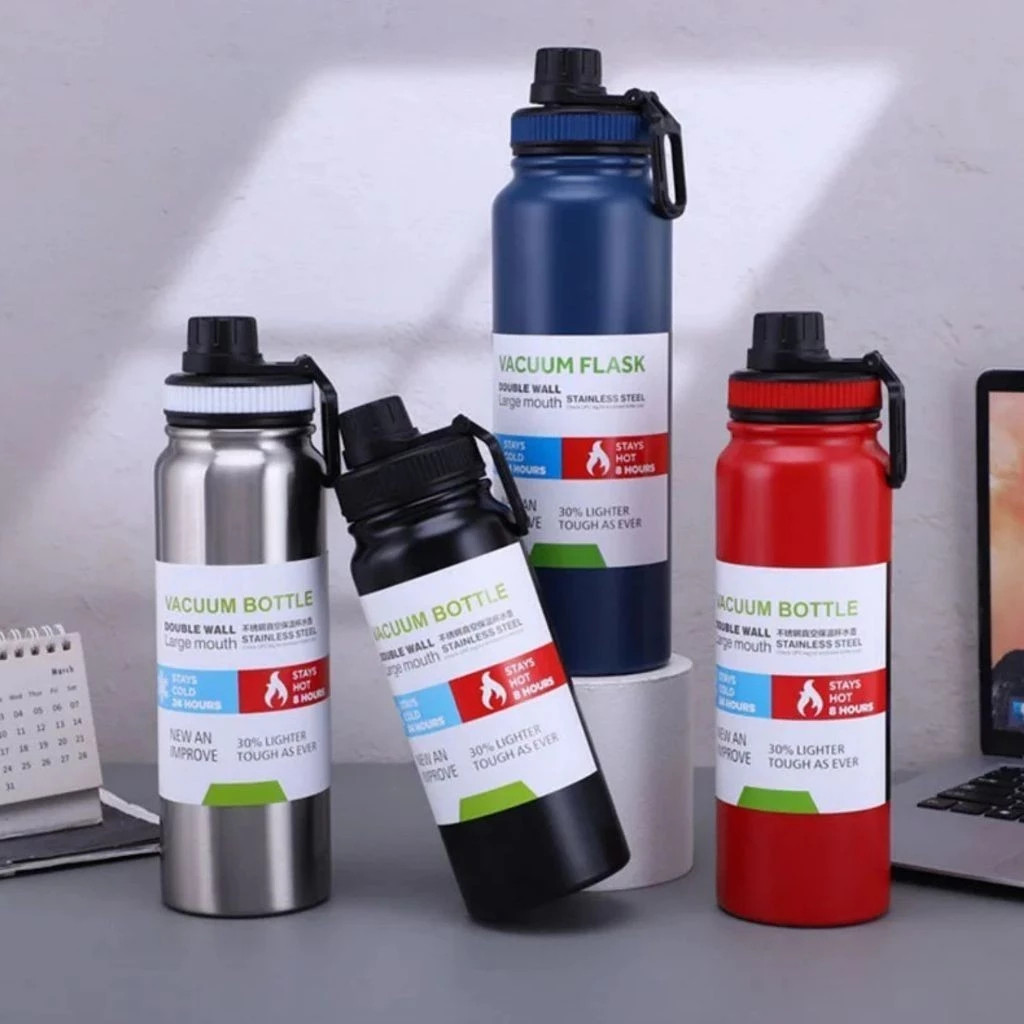 Garrafa Térmica aco inox 304 com 800ml garrafa espacial Quente & Frio Com Isolamento Térmico De Grande Capacidade