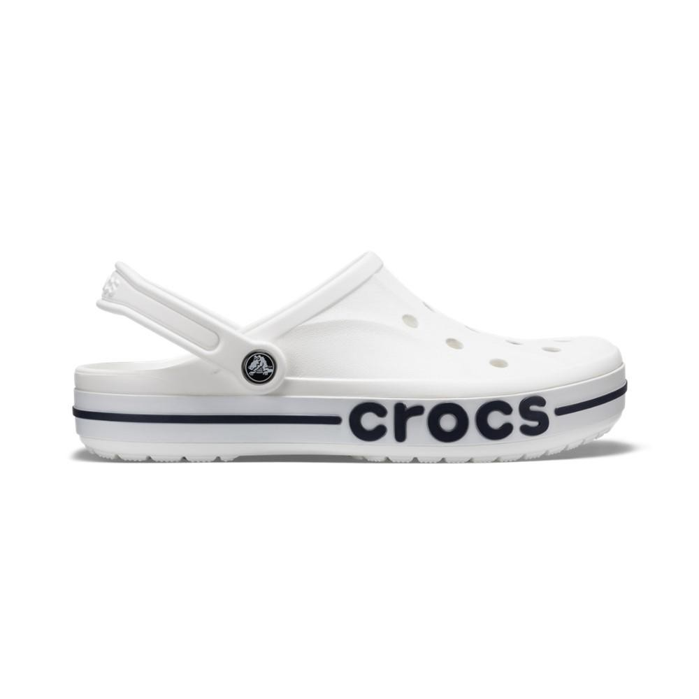 Sandália crocs bayaband clog white/navy